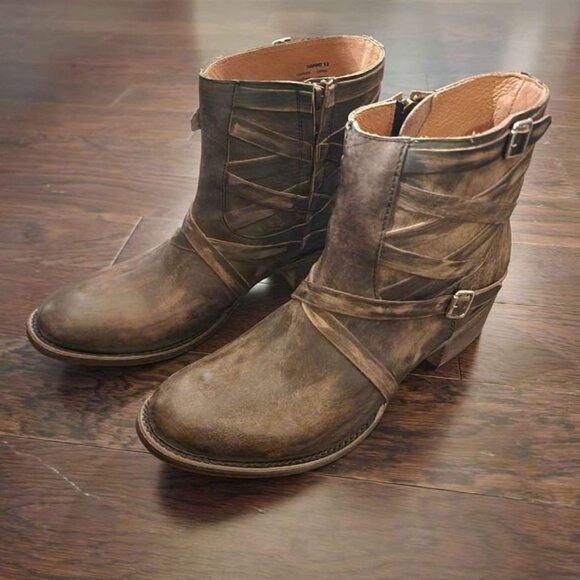 Brand New Freebird Sammi Booties Black - Picture 2 of 6